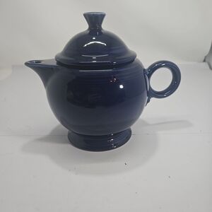 Vintage Homer Laughlin Fiestaware Cobalt Blue Teapot
